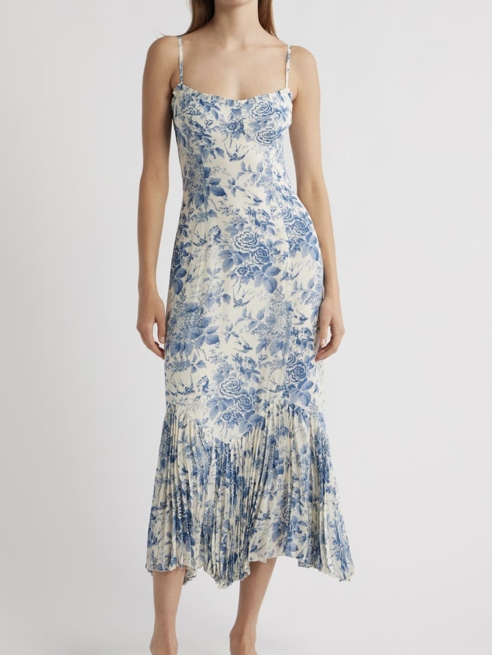 NWT Reformation Aiko Pleated Slipdress Size 4
